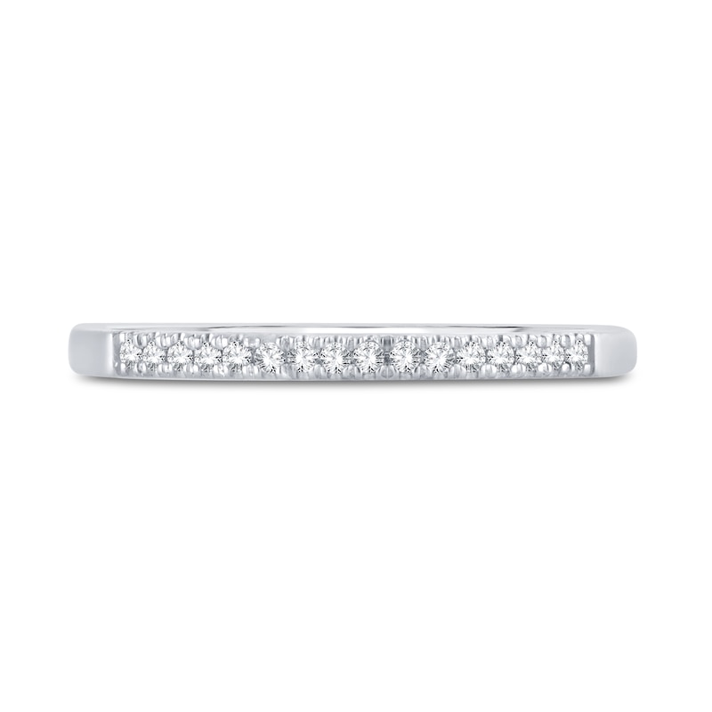 Main Image 3 of Now + Forever Diamond Wedding Band 1/15 ct tw Round-cut 14K White Gold
