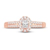 Thumbnail Image 3 of Now + Forever Diamond Engagement Ring 3/8 ct tw Oval & Round 14K Rose Gold