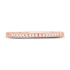 Thumbnail Image 2 of Diamond Wedding Band 1/15 ct tw Round-cut 14K Rose Gold