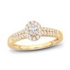 Thumbnail Image 1 of Now + Forever Diamond Engagement Ring 3/8 ct tw Oval & Round 14K Yellow Gold