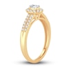 Thumbnail Image 2 of Now + Forever Diamond Engagement Ring 3/8 ct tw Oval & Round 14K Yellow Gold