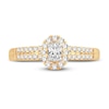 Thumbnail Image 3 of Now + Forever Diamond Engagement Ring 3/8 ct tw Oval & Round 14K Yellow Gold