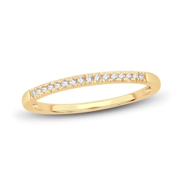 Now + Forever Diamond Wedding Band 1/15 ct tw Round-cut 14K Yellow Gold