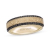 Thumbnail Image 1 of Neil Lane Men's Black Diamond Wedding Band 1/2 ct tw Round-Cut 14K Yellow Gold
