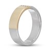 Thumbnail Image 1 of Neil Lane Men's Diamond Wedding Band 1/20 ct tw Round-Cut 14K Two-Tone Gold