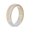 Thumbnail Image 2 of Neil Lane Men's Diamond Wedding Band 1/6 ct tw Square-Cut 14K Two-Tone Gold