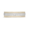 Thumbnail Image 3 of Neil Lane Men's Diamond Wedding Band 1/6 ct tw Square-Cut 14K Two-Tone Gold