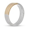Thumbnail Image 1 of Neil Lane Men's Diamond Wedding Band 1/8 ct tw Baguette-Cut 14K Two-Tone Gold