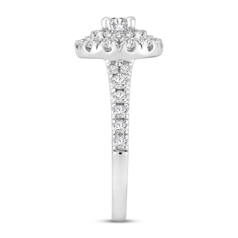 Main Image 3 of Now + Forever Diamond Engagement Ring 1 ct tw Round-cut 14K White Gold