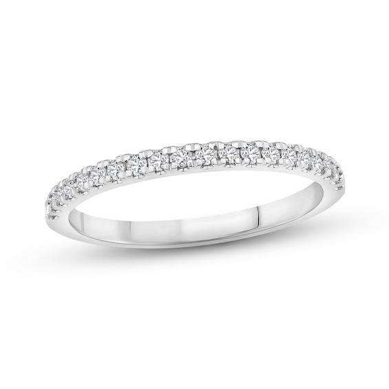 Now + Forever Diamond Wedding Band 1/5 ct tw Round-cut 14K White Gold