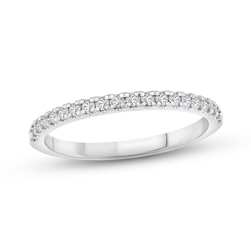 Main Image 1 of Now + Forever Diamond Wedding Band 1/5 ct tw Round-cut 14K White Gold