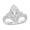 Thumbnail Image 0 of Multi-Diamond Engagement Ring 7/8 ct tw Round-cut 14K White Gold