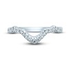 Thumbnail Image 2 of Diamond Wedding Band 1/4 ct tw Round-cut 14K White Gold