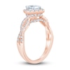 Thumbnail Image 2 of Now + Forever Diamond Engagement Ring 1-1/6 ct tw Marquise & Round 14K Rose Gold