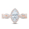 Thumbnail Image 2 of Diamond Engagement Ring 1-1/6 ct tw Marquise & Round 14K Rose Gold