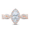 Thumbnail Image 2 of Diamond Engagement Ring 1-1/6 ct tw Marquise & Round 14K Rose Gold