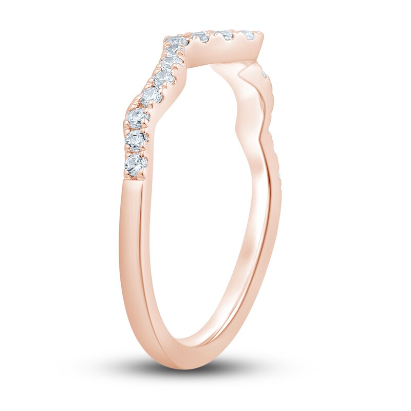 Main Image 2 of Now + Forever Diamond Wedding Band 1/4 ct tw Round-cut 14K Rose Gold