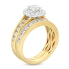 Diamond Bridal Set 1-7/8 ct tw Round-cut 14K Yellow Gold