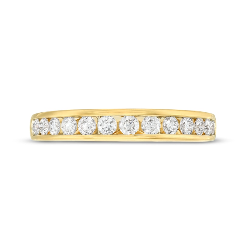 Main Image 3 of Now + Forever Diamond Wedding Band 1/2 ct tw Round-cut 14K Yellow Gold