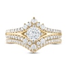 Thumbnail Image 3 of Diamond Bridal Set 1 ct tw Round-cut 14K Yellow Gold