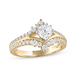 Now + Forever Round-Cut Diamond Engagement Ring 1 ct tw 14K Yellow Gold