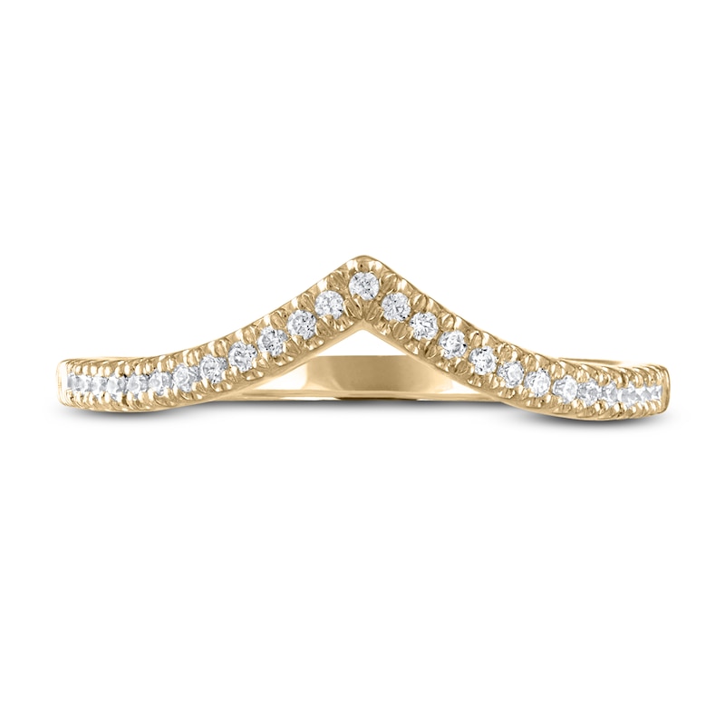 Main Image 11 of Now + Forever Diamond Wedding Band 1/8 ct tw Round-cut 14K Yellow Gold