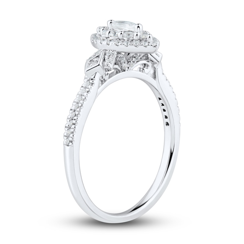 Main Image 2 of Now + Forever Diamond Engagement Ring 3/8 ct tw Marquise & Round-Cut 14K White Gold