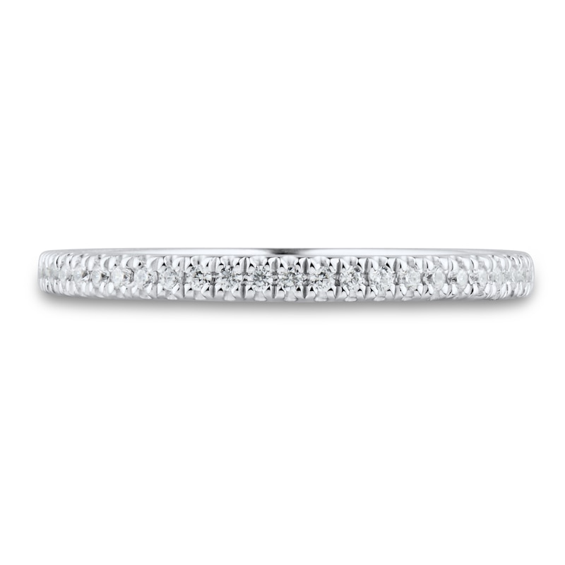 Main Image 3 of Now + Forever Diamond Wedding Band 1/10 ct tw Round-Cut 14K White Gold