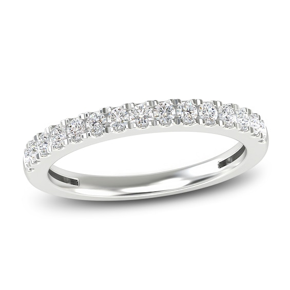 Now + Forever Diamond Wedding Band 3/8 ct tw Round-Cut 14K White Gold
