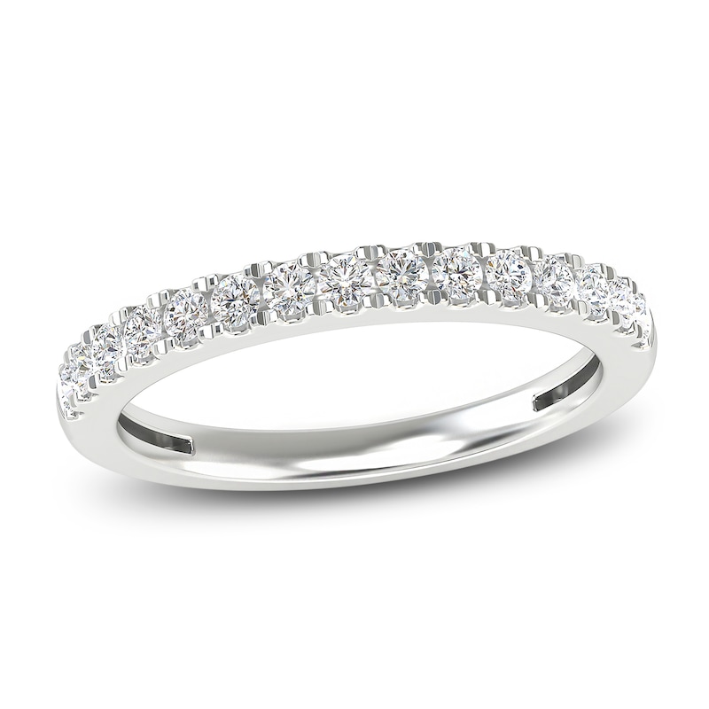 Main Image 1 of Now + Forever Diamond Wedding Band 3/8 ct tw Round-Cut 14K White Gold