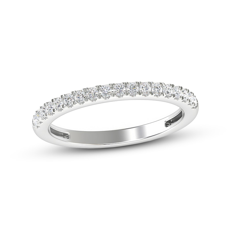 Main Image 1 of Now + Forever Diamond Wedding Band 1/4 ct tw Round-Cut 14K White Gold