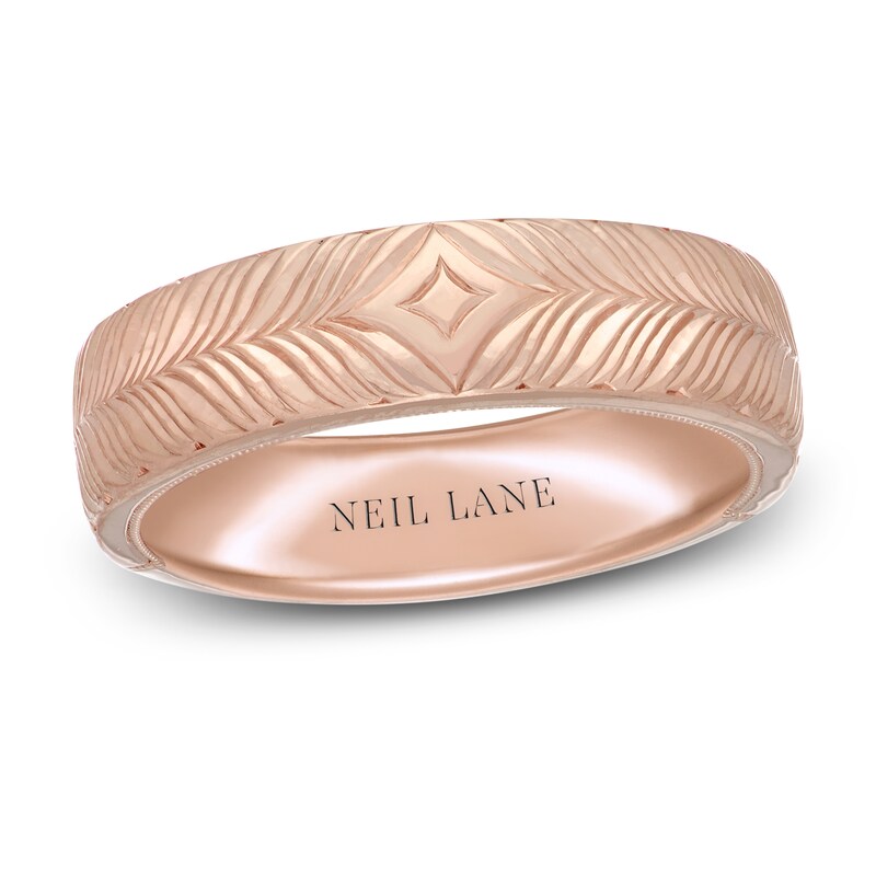 Neil Lane Men's Anniversary Band 14K Rose Gold with 360