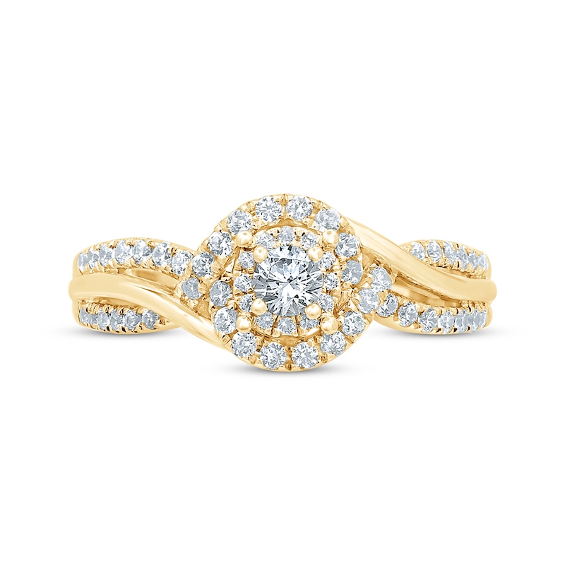 Main Image 2 of Now + Forever Diamond Engagement Ring 3/8 ct tw Round-cut 14K Yellow Gold