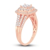 Thumbnail Image 2 of Now + Forever Diamond Engagement Ring 7/8 ct tw Princess & Round-Cut 14K Rose Gold