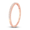 Thumbnail Image 2 of Now + Forever Diamond Wedding Band 1/10 ct tw Round-Cut 14K Rose Gold