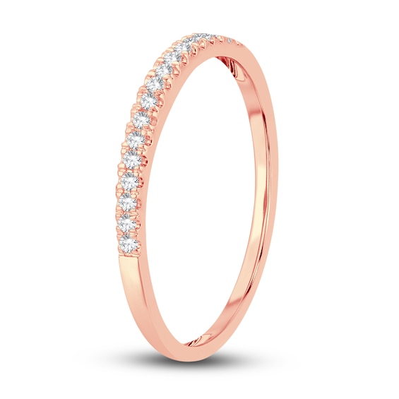 Thumbnail Image 2 of Now + Forever Diamond Wedding Band 1/10 ct tw Round-Cut 14K Rose Gold