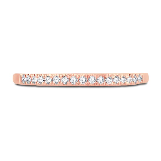 Thumbnail Image 3 of Now + Forever Diamond Wedding Band 1/10 ct tw Round-Cut 14K Rose Gold