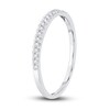 Thumbnail Image 2 of Now + Forever Diamond Wedding Band 1/10 ct tw Round-Cut 14K White Gold