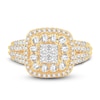 Thumbnail Image 3 of Now + Forever Diamond Engagement Ring 7/8 ct tw Princess & Round-Cut 14K Yellow Gold