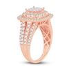 Thumbnail Image 2 of Now + Forever Diamond Engagement Ring 1-7/8 ct tw Princess & Round-Cut 14K Rose Gold