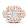 Thumbnail Image 3 of Now + Forever Diamond Engagement Ring 1-7/8 ct tw Princess & Round-Cut 14K Rose Gold