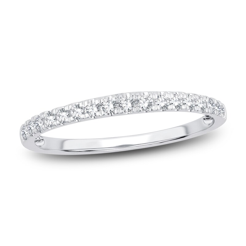 Main Image 1 of Now + Forever Diamond Wedding Band 1/5 ct tw Round-Cut 14K White Gold