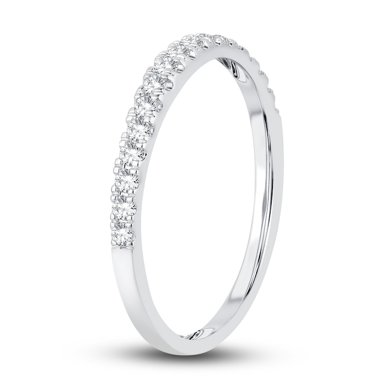 Main Image 2 of Now + Forever Diamond Wedding Band 1/5 ct tw Round-Cut 14K White Gold