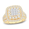 Thumbnail Image 0 of Diamond Engagement Ring 1-7/8 ct tw Princess & Round-Cut 14K Yellow Gold