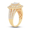 Thumbnail Image 1 of Diamond Engagement Ring 1-7/8 ct tw Princess & Round-Cut 14K Yellow Gold