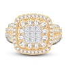 Thumbnail Image 2 of Diamond Engagement Ring 1-7/8 ct tw Princess & Round-Cut 14K Yellow Gold