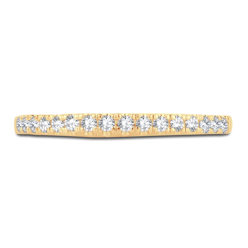 Diamond Wedding Band 1/5 ct tw Round-Cut 14K Yellow Gold