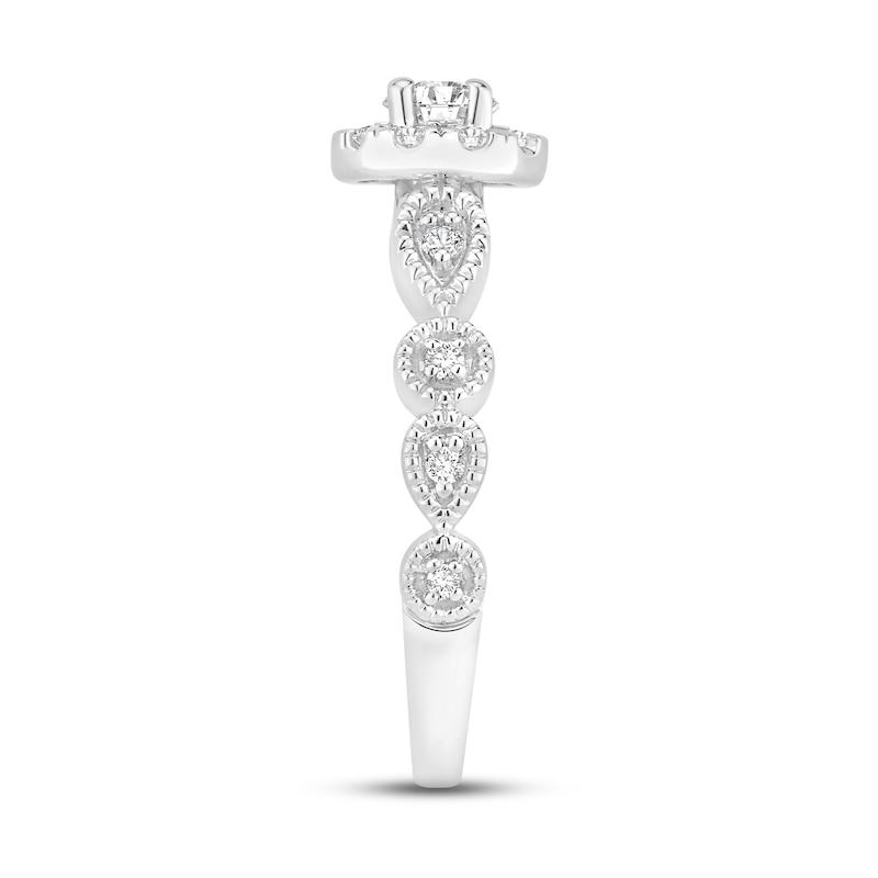 Main Image 3 of Now + Forever Diamond Engagement Ring 5/8 ct tw Round-cut 14K White Gold