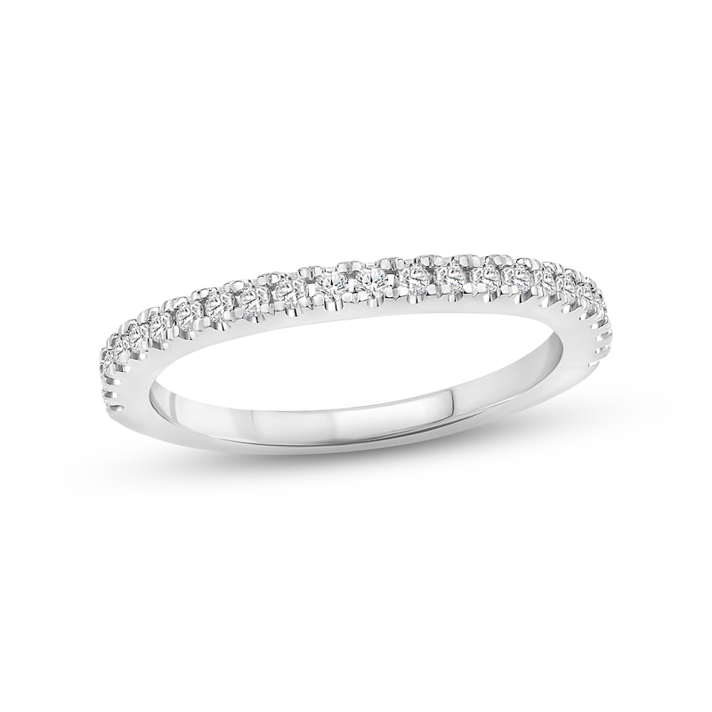 Main Image 1 of Now + Forever Diamond Wedding Band 3/8 ct tw Round-cut 14K White Gold