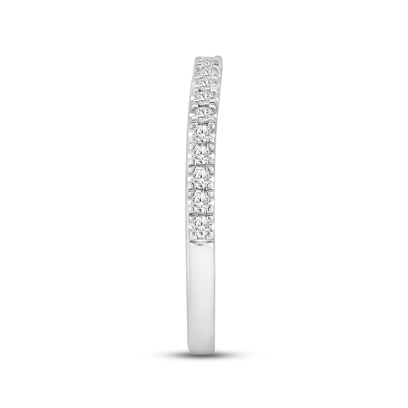 Main Image 2 of Now + Forever Diamond Wedding Band 3/8 ct tw Round-cut 14K White Gold